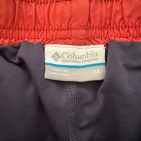 Columbia 90s Retro Two-Tone Blue Skirt With Built In Shorts And Drawstring M - Picture 6 of 8